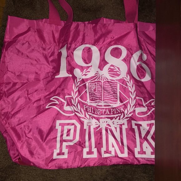 RARE 👛👛PINK VICTORIA SECRET LARGE TOTE 🔴SALE - Picture 9 of 15